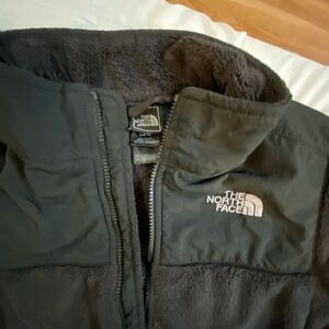 The North Face Quarter Zip Fleece /zip up, black hoody 14 /16